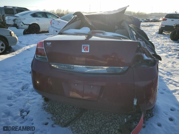 2007 Saturn Aura XE with VIN 1G8ZS57N07F226279, listed as a Copart auction lot 38138804 with 0 mi miles and Non Repairable. Bid and sale history available at carsss.com. Image 6.