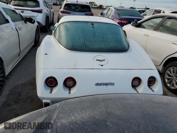 1979 Chevrolet Corvette with VIN 1Z8789S442296, listed as a Copart auction lot 75557234 with 77,800 mi miles and Salvage title. Bid and sale history available at DreamBid. Image 6.