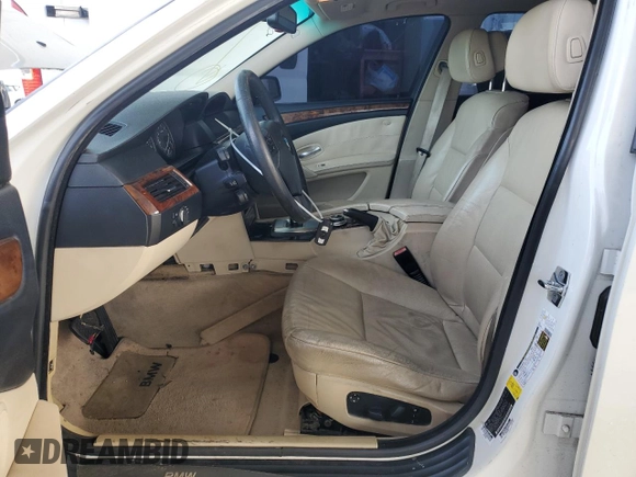 2008 BMW 5 Series 528i with VIN WBANU53538C111924, listed as a Copart auction lot 49463335 with 121,059 mi miles and Salvage Title. Bid and sale history available at carsss.com. Image 7.