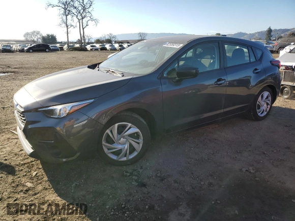 2024 Subaru Impreza with VIN JF1GUABC1R8347583, listed as a Copart auction lot 42559315 with 13,289 mi miles and Salvage Title. Bid and sale history available at carsss.com. Image 1.