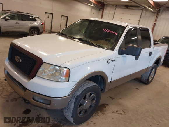 2005 Ford F-150 XLT with VIN 1FTPW14595KF12361, listed as a IAAI auction lot 41851791 with 140,015 mi miles. Bid and sale history available at carsss.com. Image 2.