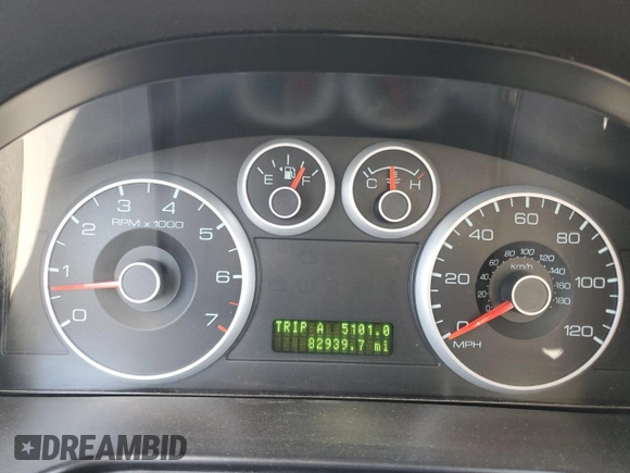 2007 Ford Fusion SE with VIN 3FAHP07197R172248, listed as a Copart auction lot 54787795 with 82,939 mi miles and Salvage Title. Bid and sale history available at carsss.com. Image 9.