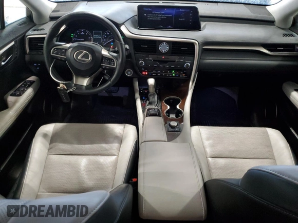 2017 Lexus RX with VIN 2T2BZMCA0HC060741, listed as a Copart auction lot 51634395 with 54,723 mi miles and Salvage Title. Bid and sale history available at carsss.com. Image 8.