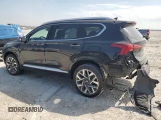 2023 Hyundai Santa Fe Calligraphy with VIN 5NMS5DALXPH499586, listed as a Copart auction lot 54236845 with 59,257 mi miles and Salvage title. Bid and sale history available at DreamBid. Image 2.