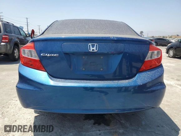 2012 Honda Civic LX с VIN 19XFB2F50CE303150, выставлен на аукционе Copart как лот 60757945 с пробегом 202 865 миль миль и Чистый • Clean title. История ставок и продаж доступна на DreamBid. Изображение 6.