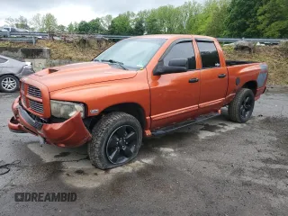 2005 Dodge 1500 SLT z VIN 1D7HU18D55J604171, wystawiony jako Copart lot #57782535 z przebiegiem 154 871 mil mil oraz Szkoda całkowita • Salvage title. Historia ofert i sprzedaży dostępna na DreamBid. Obrazek 1.