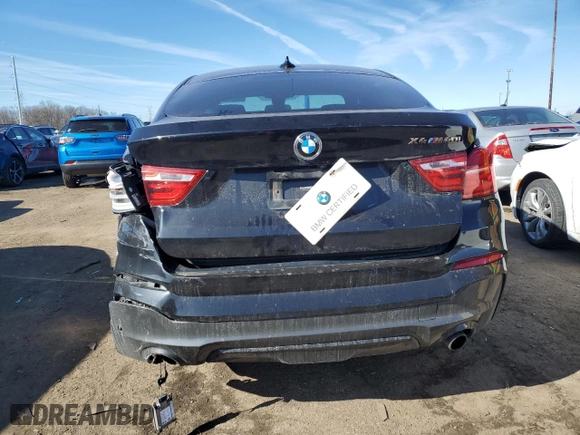 2017 BMW X4 M40i with VIN 5UXXW7C57H0U24914, listed as a Copart auction lot 44800293 with 90,576 mi miles. Bid and sale history available at carsss.com. Image 6.