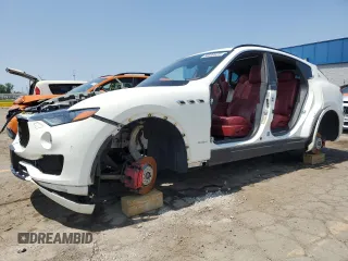 2018 Maserati Levante GranSport z VIN ZN661XUSXJX259582, wystawiony jako Copart lot #56030025 z przebiegiem Nie podano mil oraz Czysty tytuł • Clean title. Historia ofert i sprzedaży dostępna na DreamBid. Obrazek 1.