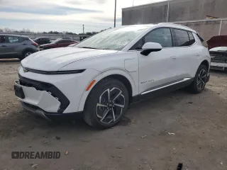 2024 Chevrolet Equinox EV LT with VIN 3GN7DLRP0RS244278, listed as a Copart auction lot 43637535 with 2,050 mi miles and Salvage Title. Bid and sale history available at DreamBid. Image 1.