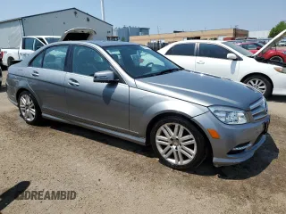 2011 Mercedes-Benz C with VIN WDDGF5CB2BA508903, listed as a Copart auction lot 60699455 with 126,240 mi miles and Clean title. Bid and sale history available at DreamBid. Image 4.