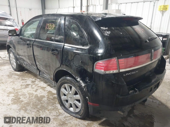 2008 Lincoln MKX with VIN 2LMDU68CX8BJ32572, listed as a IAAI auction lot 41271037 with 1 mi miles. Bid and sale history available at carsss.com. Image 3.