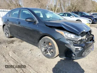 2021 Kia Forte EX with VIN 3KPF54AD4ME293399, listed as a Copart auction lot 48938755 with 154,901 mi miles and Salvage Title. Bid and sale history available at DreamBid. Image 4.