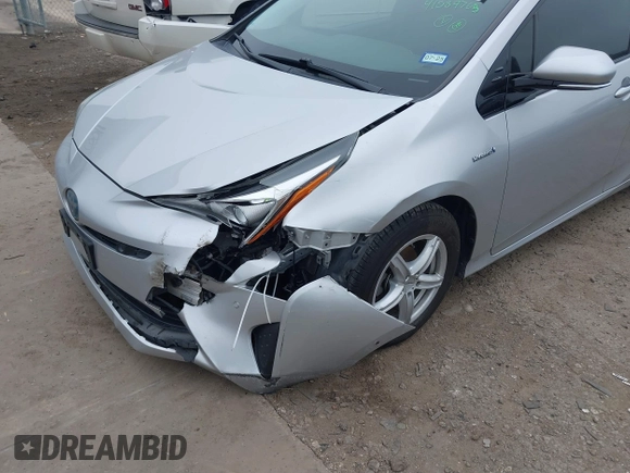 2018 Toyota Prius Two with VIN JTDKARFU7J3549201, listed as a IAAI auction lot 41589765 with 125,500 mi miles. Bid and sale history available at carsss.com. Image 6.