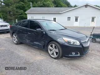 2013 Chevrolet Malibu LTZ with VIN 1G11J5SX1DF191366, listed as a IAAI auction lot 40121794 with 111,036 mi miles and . Bid and sale history available at DreamBid. Image 1.