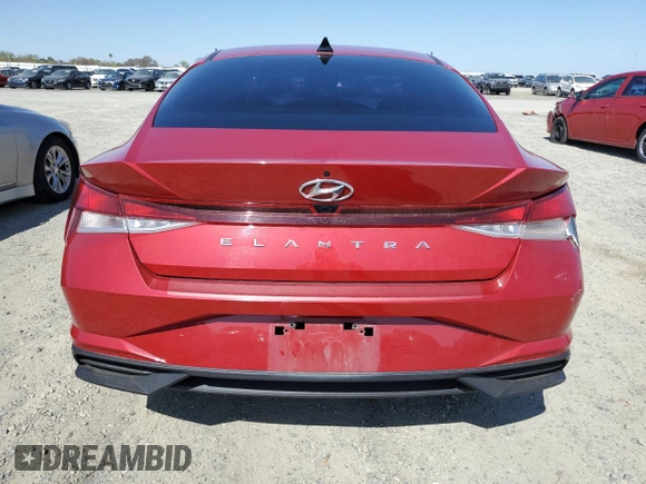 2023 Hyundai Elantra SEL with VIN KMHLM4AG2PU384799, listed as a Copart auction lot 48941125 with 72,189 mi miles and Salvage Title. Bid and sale history available at DreamBid. Image 6.