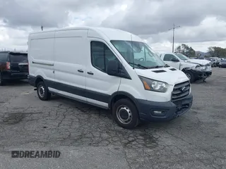 2020 Ford Transit Cargo with VIN 1FTBR1C82LKB36256, listed as a IAAI auction lot 41464921 with 111,024 mi miles and . Bid and sale history available at DreamBid. Image 1.