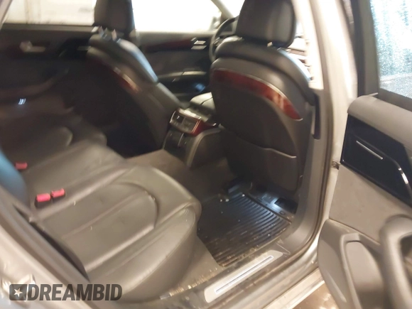2012 Audi A8 with VIN WAURVAFD7CN021716, listed as a IAAI auction lot 42330229 with 97,359 mi miles and . Bid and sale history available at DreamBid. Image 8.