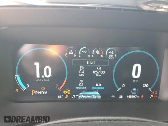 2021 Ford F-150 XL with VIN 1FTFW1CD1MFB42051, listed as a Copart auction lot 51463965 with 46,549 mi miles and Salvage title. Bid and sale history available at DreamBid. Image 9.