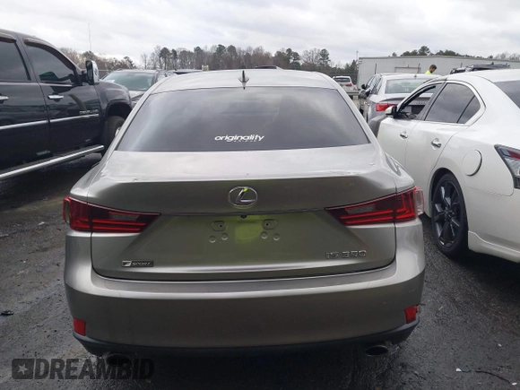 2016 Lexus IS 350 with VIN JTHBE1D22G5025926, listed as a IAAI auction lot 41215832 with 134,372 mi miles and . Bid and sale history available at carsss.com. Image 16.