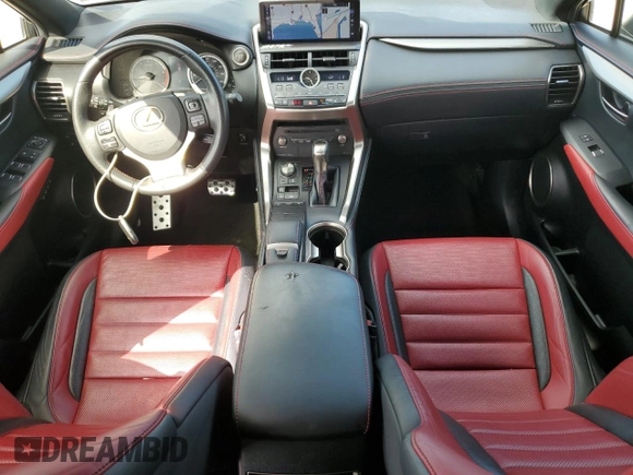 2019 Lexus NX 300 with VIN JTJBARBZ4K2203564, listed as a Copart auction lot 61621605 with 117,065 mi miles and Salvage title. Bid and sale history available at DreamBid. Image 8.