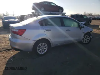 2016 Kia Rio LX with VIN KNADM4A30G6544170, listed as a Copart auction lot 50524075 with 140,705 mi miles and Salvage Title. Bid and sale history available at carsss.com. Image 3.