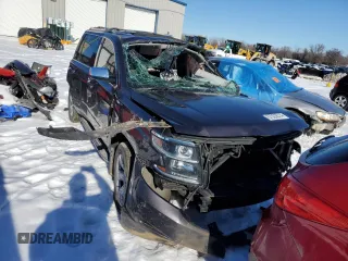 2015 Chevrolet Tahoe LTZ z VIN 1GNSKCKC8FR223832, wystawiony jako Copart lot #87023514 z przebiegiem Nie podano mil oraz Szkoda całkowita • Salvage title. Historia ofert i sprzedaży dostępna na DreamBid. Obrazek 5.