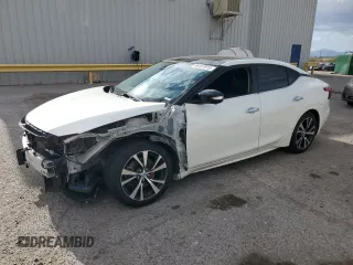2017 Nissan Maxima SL with VIN 1N4AA6AP3HC408444, listed as a Copart auction lot 64447815 with 110,862 mi miles and Salvage title. Bid and sale history available at DreamBid. Image 1.