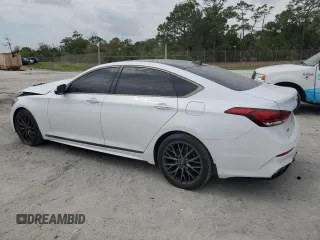 2019 Genesis G80 3.8L с VIN KMHGN4JE9KU288786, выставлен на аукционе Copart как лот 47578115 с пробегом 53 107 миль миль и На запчасти • Non repairable. История ставок и продаж доступна на DreamBid. Изображение 2.