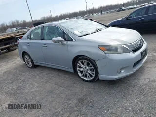 2010 Lexus HS 250h with VIN JTHBB1BA0A2000891, listed as a IAAI auction lot 41565585 with Not Provided miles and . Bid and sale history available at DreamBid. Image 1.