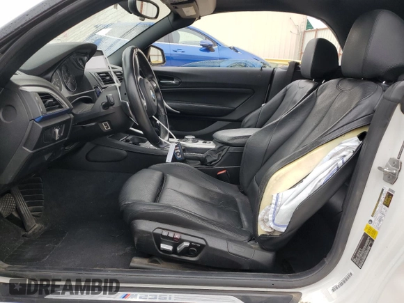 2016 BMW 2 Series M235i with VIN WBA1M1C59GV393903, listed as a Copart auction lot 78515724 with 0 mi miles and Salvage Title. Bid and sale history available at carsss.com. Image 7.