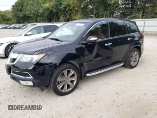 2013 Acura MDX Advance with VIN 2HNYD2H84DH503121, listed as a Copart auction lot 72412404 with 145,626 mi miles and Salvage Title. Bid and sale history available at DreamBid. Image 1.