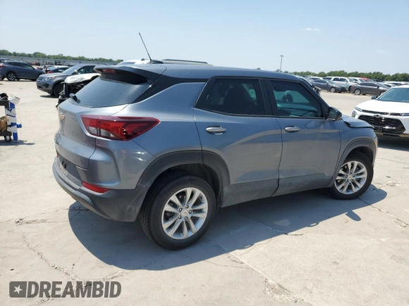 2021 Chevrolet TrailBlazer LS with VIN KL79MMS21MB180727, listed as a Copart auction lot 66133324 with 49,328 mi miles and Salvage Title. Bid and sale history available at DreamBid. Image 3.
