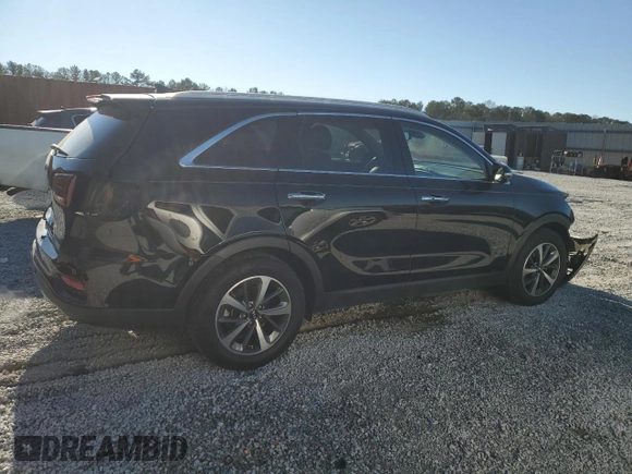 2019 Kia Sorento EX Sport V6 with VIN 5XYPH4A55KG503738, listed as a Copart auction lot 85773814 with 107,046 mi miles and Salvage Title. Bid and sale history available at carsss.com. Image 3.