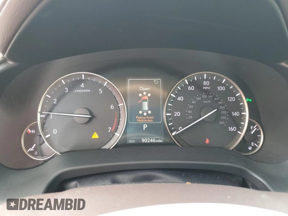 2016 Lexus RX 350 with VIN 2T2ZZMCAXGC030286, listed as a Copart auction lot 53622275 with 90,246 mi miles and Salvage Title. Bid and sale history available at DreamBid. Image 9.