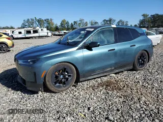 2023 BMW iX xDrive50 with VIN WB523CF0XPCM89410, listed as a Copart auction lot 75018924 with 0 mi miles and Non Repairable. Bid and sale history available at carsss.com. Image 1.