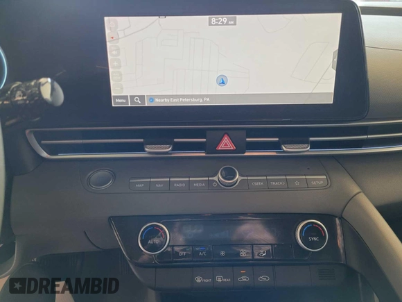 2024 Hyundai Elantra SEL with VIN KMHLM4DG9RU648650, listed as a IAAI auction lot 42853007 with 29,591 mi miles and . Bid and sale history available at DreamBid. Image 10.