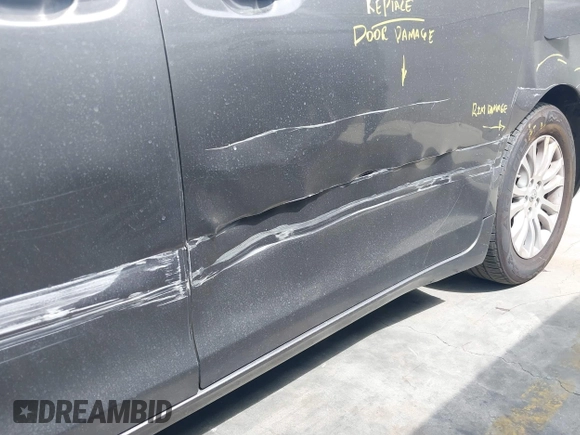 2015 Toyota Sienna XLE with VIN 5TDYK3DC2FS686969, listed as a IAAI auction lot 42559541 with 103,190 mi miles and . Bid and sale history available at DreamBid. Image 19.