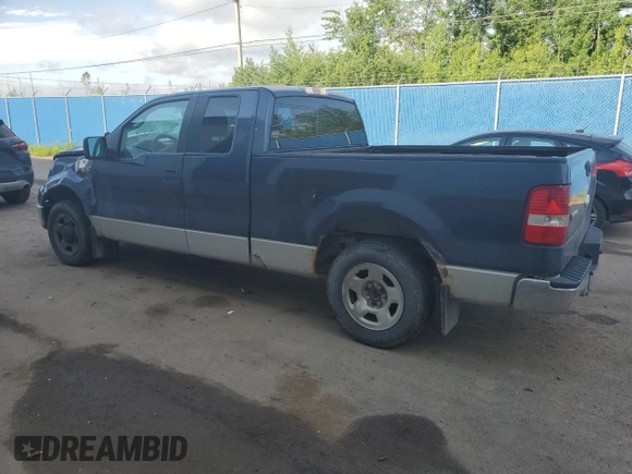 2006 Ford F-150 STX with VIN 1FTRX12W16NA23681, listed as a Copart auction lot 61585435 with 197,243 mi miles and Salvage title. Bid and sale history available at DreamBid. Image 2.