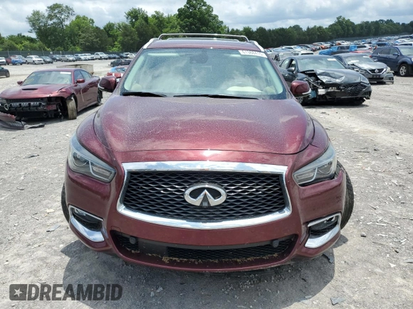2020 Infiniti QX60 Luxe with VIN 5N1DL0MM5LC501051, listed as a Copart auction lot 61368415 with 91,558 mi miles and Salvage title. Bid and sale history available at DreamBid. Image 5.