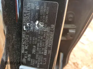 2016 Kia Forte LX with VIN KNAFK4A66G5585093, listed as a Copart auction lot 52929135 with 194,227 mi miles and Salvage Title. Bid and sale history available at carsss.com. Image 14.