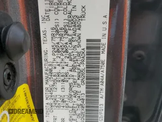 2014 Toyota Tacoma PreRunner z VIN 5TFJU4GN2EX054013, wystawiony jako Copart lot #56953795 z przebiegiem 183 484 mil mil oraz Szkoda całkowita • Salvage title. Historia ofert i sprzedaży dostępna na DreamBid. Obrazek 12.