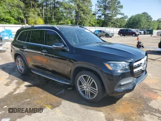 2020 Mercedes-Benz GLS with VIN 4JGFF5KE9LA176361, listed as a Copart auction lot 53380425 with 77,996 mi miles and Salvage Title. Bid and sale history available at carsss.com. Image 4.
