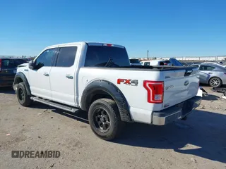 2015 Ford F-150 XLT with VIN 1FTEW1EF4FKD09118, listed as a IAAI auction lot 41414605 with 136,073 mi miles. Bid and sale history available at carsss.com. Image 3.