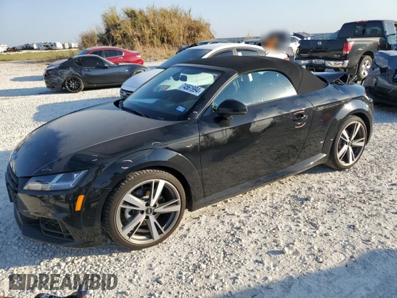 2023 Audi TT Roadster with VIN TRUTECFV5P1005594, listed as a Copart auction lot 77174604 with 14,335 mi miles and Salvage title. Bid and sale history available at DreamBid. Image 1.