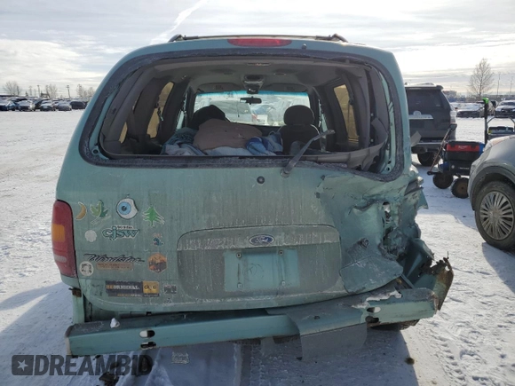 1998 Ford Windstar GL z VIN 2FMDA514XWBA37752, wystawiony jako Copart lot #46063335 z przebiegiem 211 145 mil mil oraz Szkoda całkowita • Salvage title. Historia ofert i sprzedaży dostępna na DreamBid. Obrazek 6.