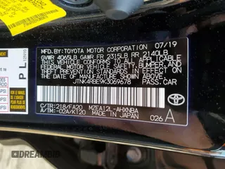 2019 Toyota Corolla Hatchback SE with VIN JTNK4RBE9K3069678, listed as a Copart auction lot 64467824 with 19,956 mi miles and Clean Title. Bid and sale history available at carsss.com. Image 12.