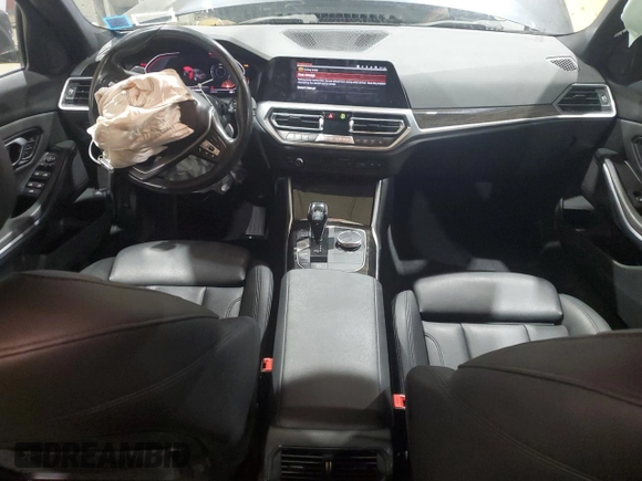 2019 BMW 3 Series 330i xDrive with VIN WBA5R7C59KAJ85302, listed as a Copart auction lot 46844465 with 54,469 mi miles and Salvage Title. Bid and sale history available at carsss.com. Image 8.