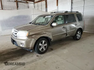 2011 Honda Pilot EX-L with VIN 5FNYF4H55BB010648, listed as a Copart auction lot 51094675 with 213,392 mi miles and Salvage Title. Bid and sale history available at DreamBid. Image 1.