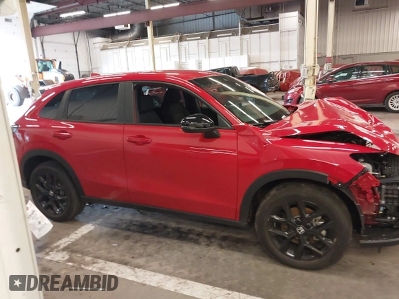 2024 Honda HR-V Sport with VIN 3CZRZ2H51RM756580, listed as a IAAI auction lot 41919519 with 7,416 mi miles and . Bid and sale history available at DreamBid. Image 14.