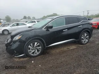 2019 Nissan Murano SL z VIN 5N1AZ2MS7KN103225, wystawiony jako Copart lot #56310155 z przebiegiem 55 985 mil mil oraz Szkoda całkowita • Salvage title. Historia ofert i sprzedaży dostępna na DreamBid. Obrazek 1.